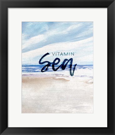 Framed Vitamin Sea Print