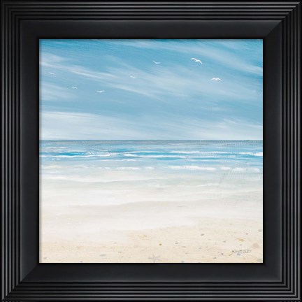 Framed Misty Coastal Days I Print