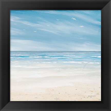 Framed Misty Coastal Days I Print