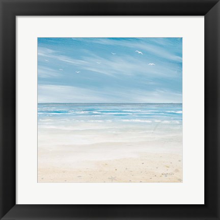 Framed Misty Coastal Days I Print