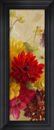 Framed Blooming Panel I Print