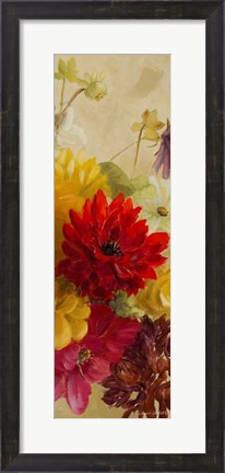 Framed Blooming Panel I Print