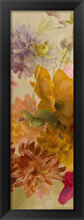 Framed Blooming Panel II Print