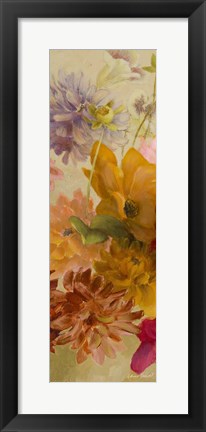 Framed Blooming Panel II Print