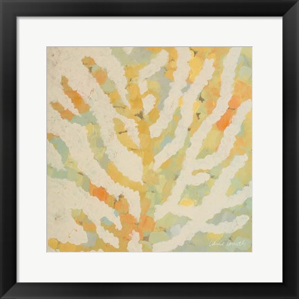 Framed Coral Vision I Print