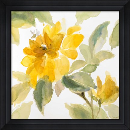 Framed Early May Blooms I Print