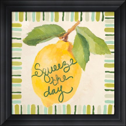 Framed Squeeze the Day Print