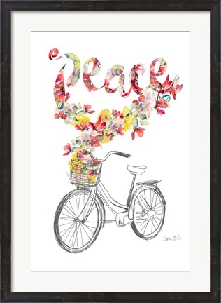 Framed Love &amp; Peace II Print