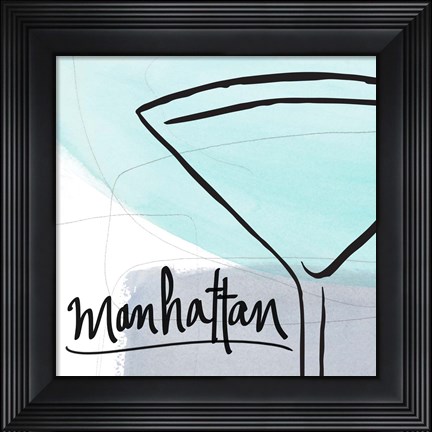 Framed Manhattan Abstract Print