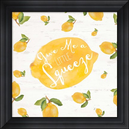 Framed Little Squeeze Print