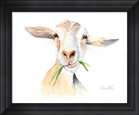 Framed Goat III Print