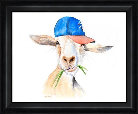 Framed Cool Goat Print