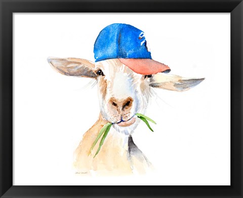 Framed Cool Goat Print