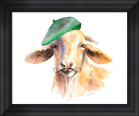 Framed French Goat Print