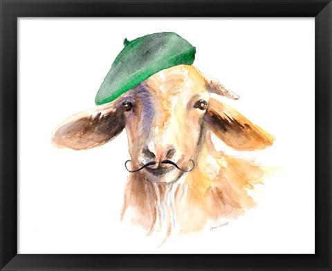 Framed French Goat Print