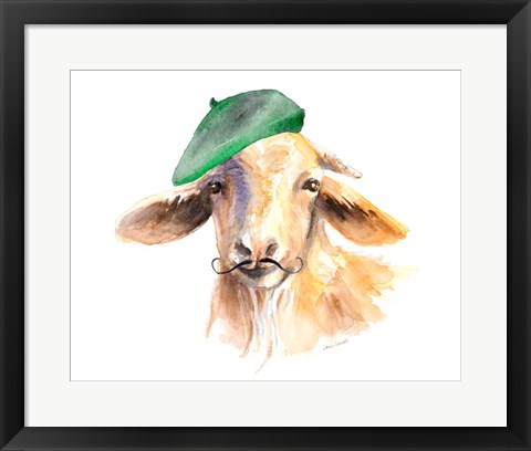 Framed French Goat Print