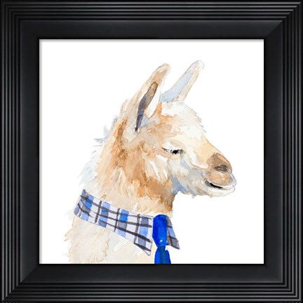 Framed Formal Llama Print