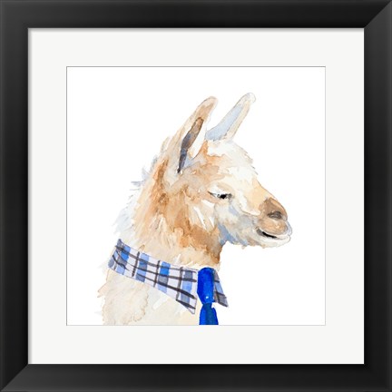 Framed Formal Llama Print