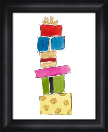 Framed Christmas Presents II Print