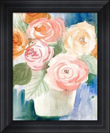Framed Cherry Peonies Print