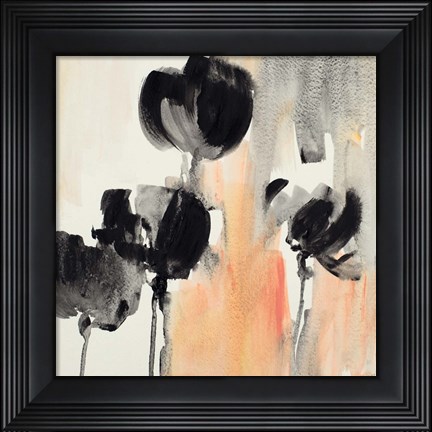 Framed Blushing Tulips II Print