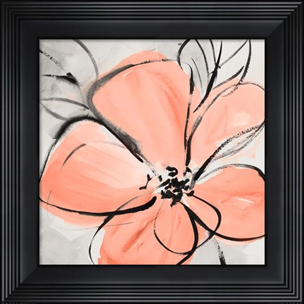 Framed Cafe Rose III Print