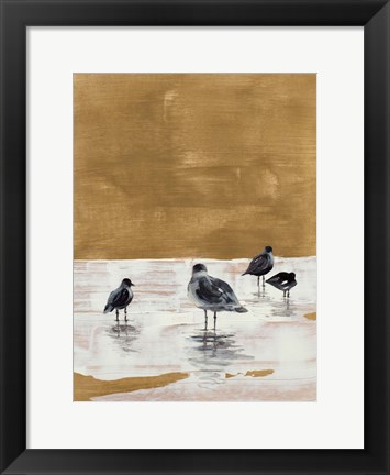 Framed Seagulls Chillin&#39; Print