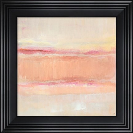 Framed Misty Landscape II Print