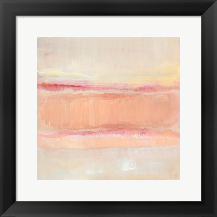 Framed Misty Landscape II Print