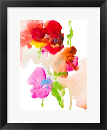 Framed Abstract Flower Study Print