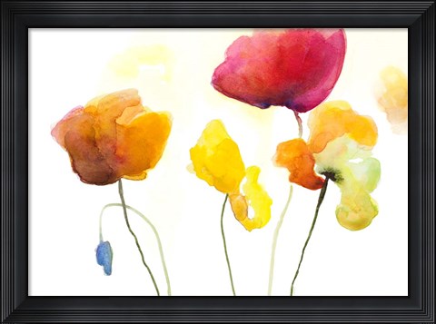 Framed Friendly Tulips Print