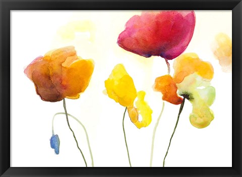 Framed Friendly Tulips Print