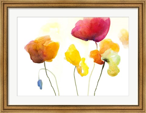Framed Friendly Tulips Print
