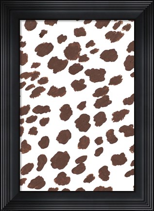 Framed Cheetah Pattern I Print