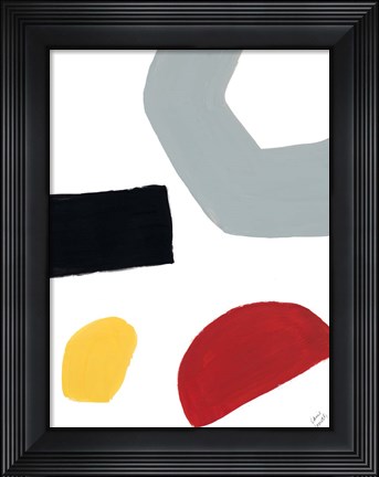 Framed Shape of Things II Print