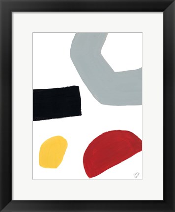 Framed Shape of Things II Print