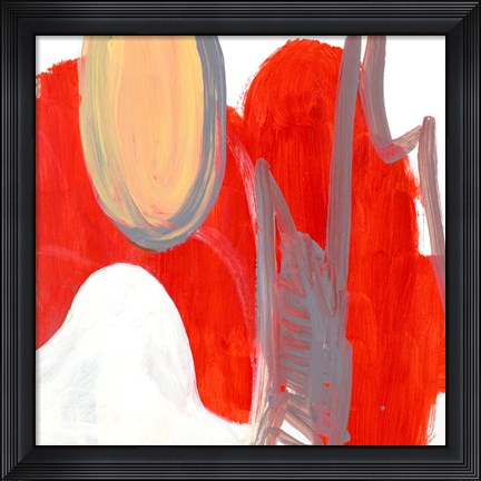 Framed Catching the Tempo Orange II Print