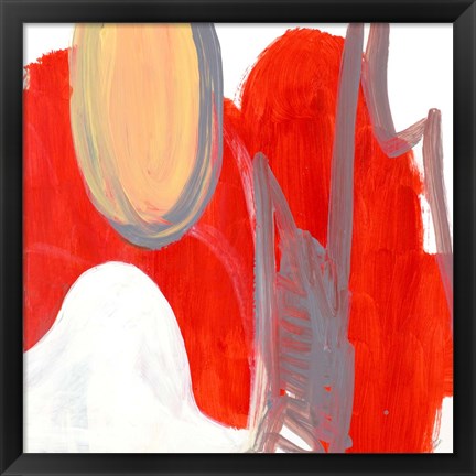 Framed Catching the Tempo Orange II Print