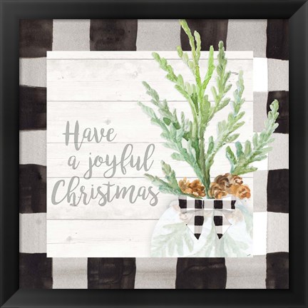 Framed Joyful Christmas Print
