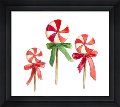 Framed Holiday Candy II Print