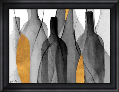 Framed Midnight Crowd II Print