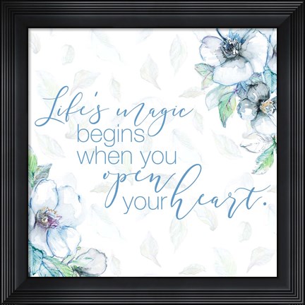 Framed Life Magic Print