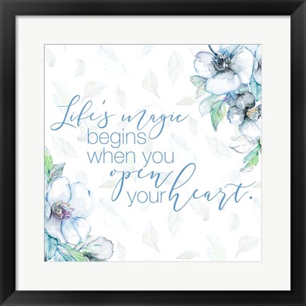 Framed Life Magic Print