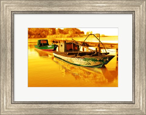 Framed Boat IV Print
