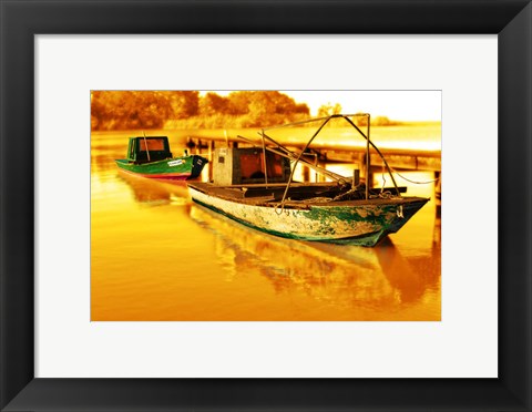Framed Boat IV Print