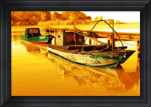 Framed Boat IV Print