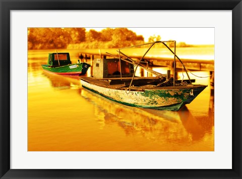 Framed Boat IV Print