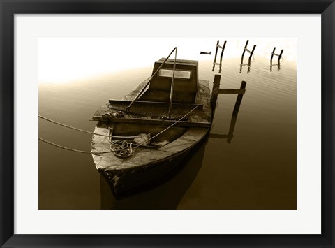 Framed Boat III Print