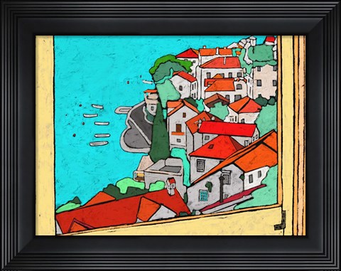 Framed Along the Coast Print