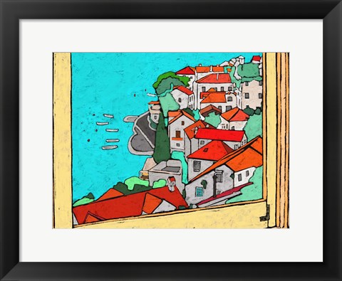 Framed Along the Coast Print